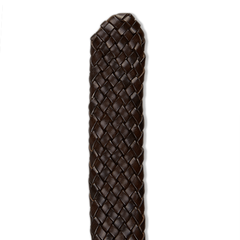 Andersons Brown Braided Leather Belt