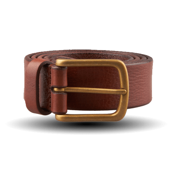 Andersons  Dark Brown Calf Leather 35mm Western Belt – Baltzar