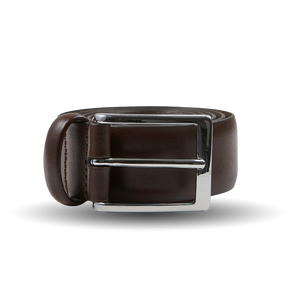 Anderson's Chocolate Calf Leather 35mm Belt Feature
