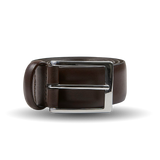 Anderson's Chocolate Calf Leather 35mm Belt Feature