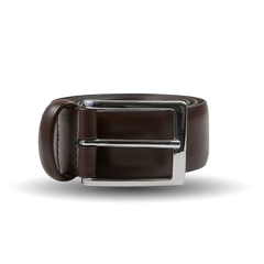 Anderson's Chocolate Calf Leather 35mm Belt Feature