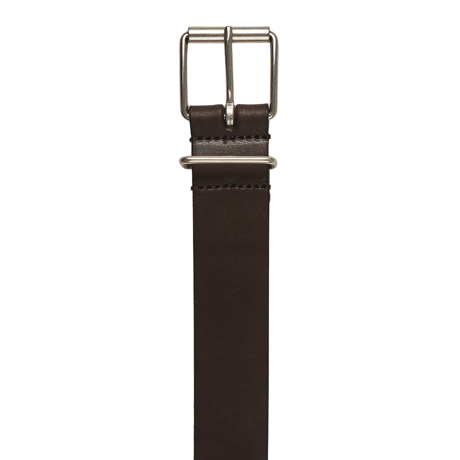 An Anderson's dark brown calf leather 30mm belt.