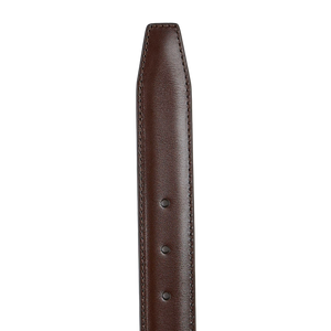 Anderson's Dark Brown Calf Leather 30mm Belt Edge