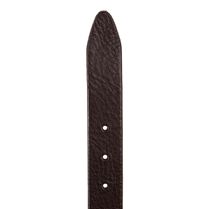 Anderson's Dark Brown Saddle Leather 35mm Belt Edge
