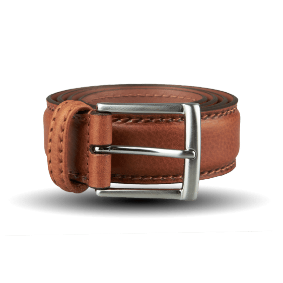 Andersons Light Brown Calf Leather Belt Feature