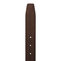 Anderson's Medium Brown Suede Leather 35mm Belt Edge