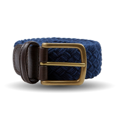 Anderson's Navy Blue Cotton Canvas Belt Feature