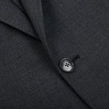 Baltzar Sartorial Grey Super 100's Wool Suit Jacket Closed