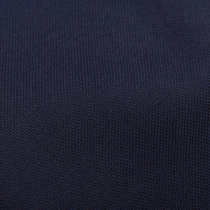 Baltzar Sartorial Navy Super 100's Wool Flat Front Suit Trousers Fabric