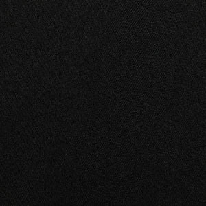 Berwich Black Wool Flannel Flat Front Trousers Fabric