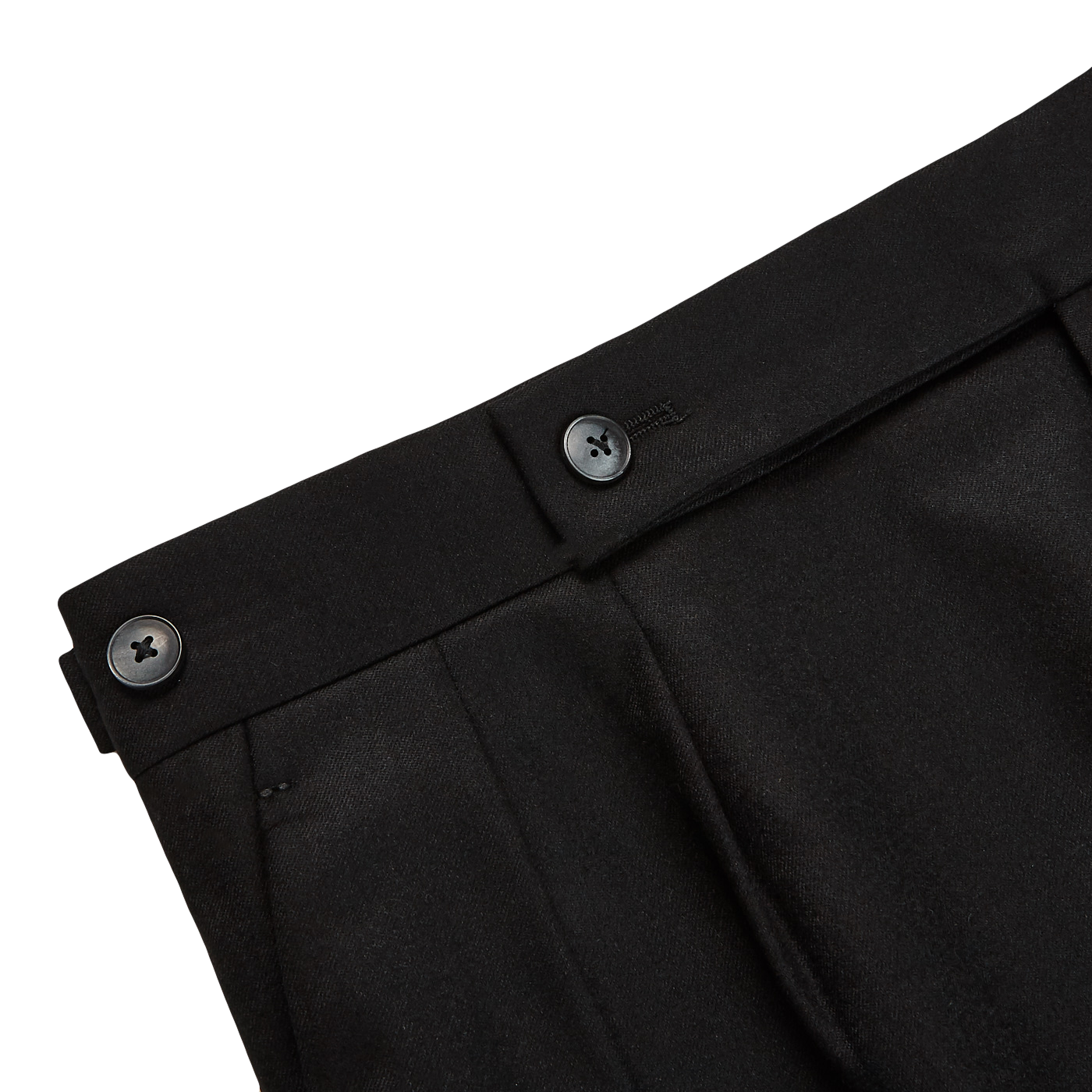 Pure Wool Flannel Trousers