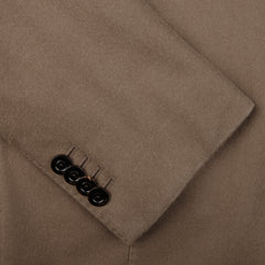 Boglioli Dark Taupe Brushed Virgin Wool K Jacket Cuff