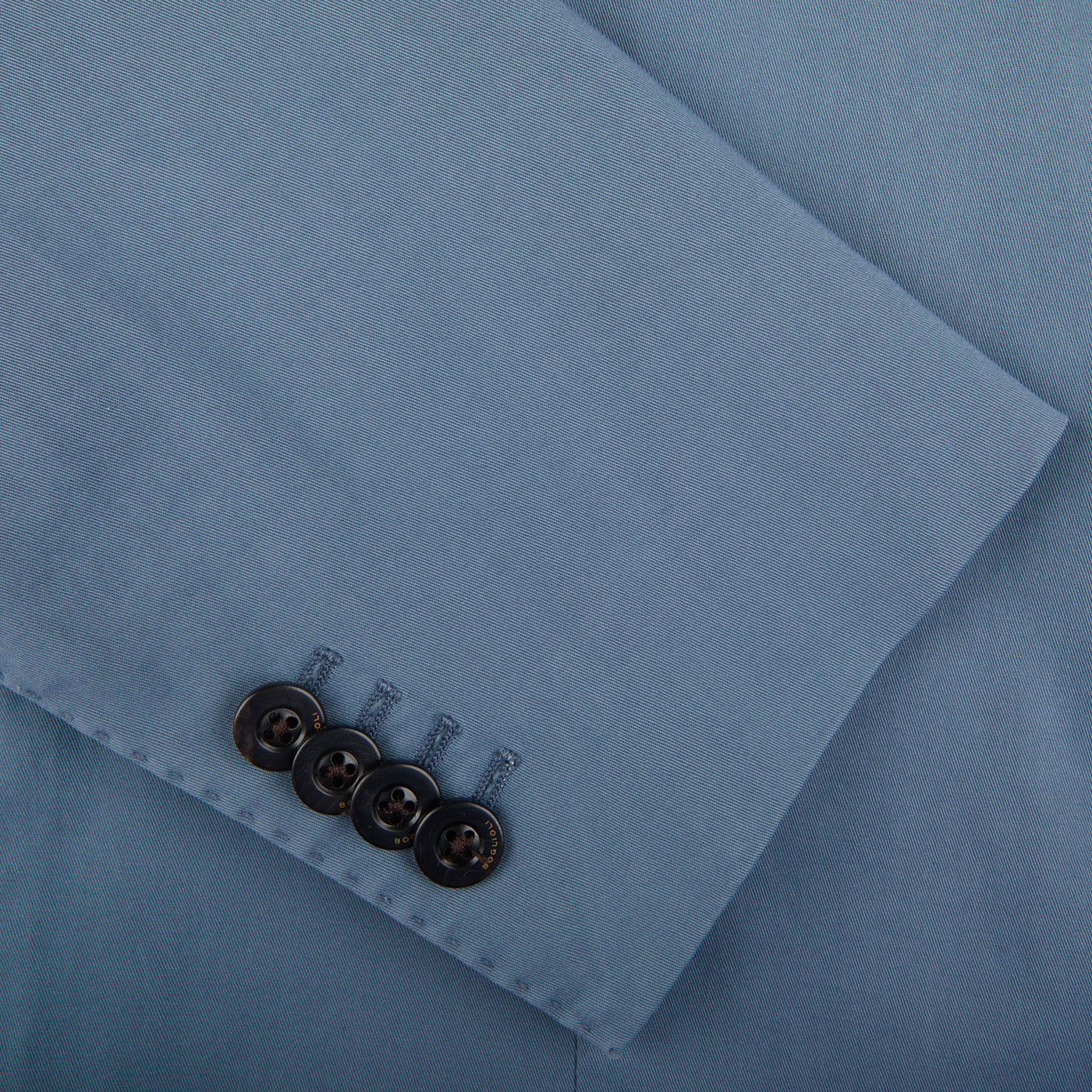 Boglioli Light Blue Washed Cotton K-Jacket Cuff