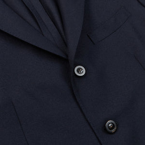 Boglioli Navy Blue Virgin Wool K Jacket Closed1