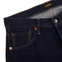 C.O.F Studio Blue 13oz Kuroki Selvedge Cotton M5 Jeans Edge