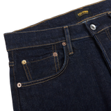 C.O.F Studio Blue Rinsed Organic Candiani Cotton M7 Jeans Edge