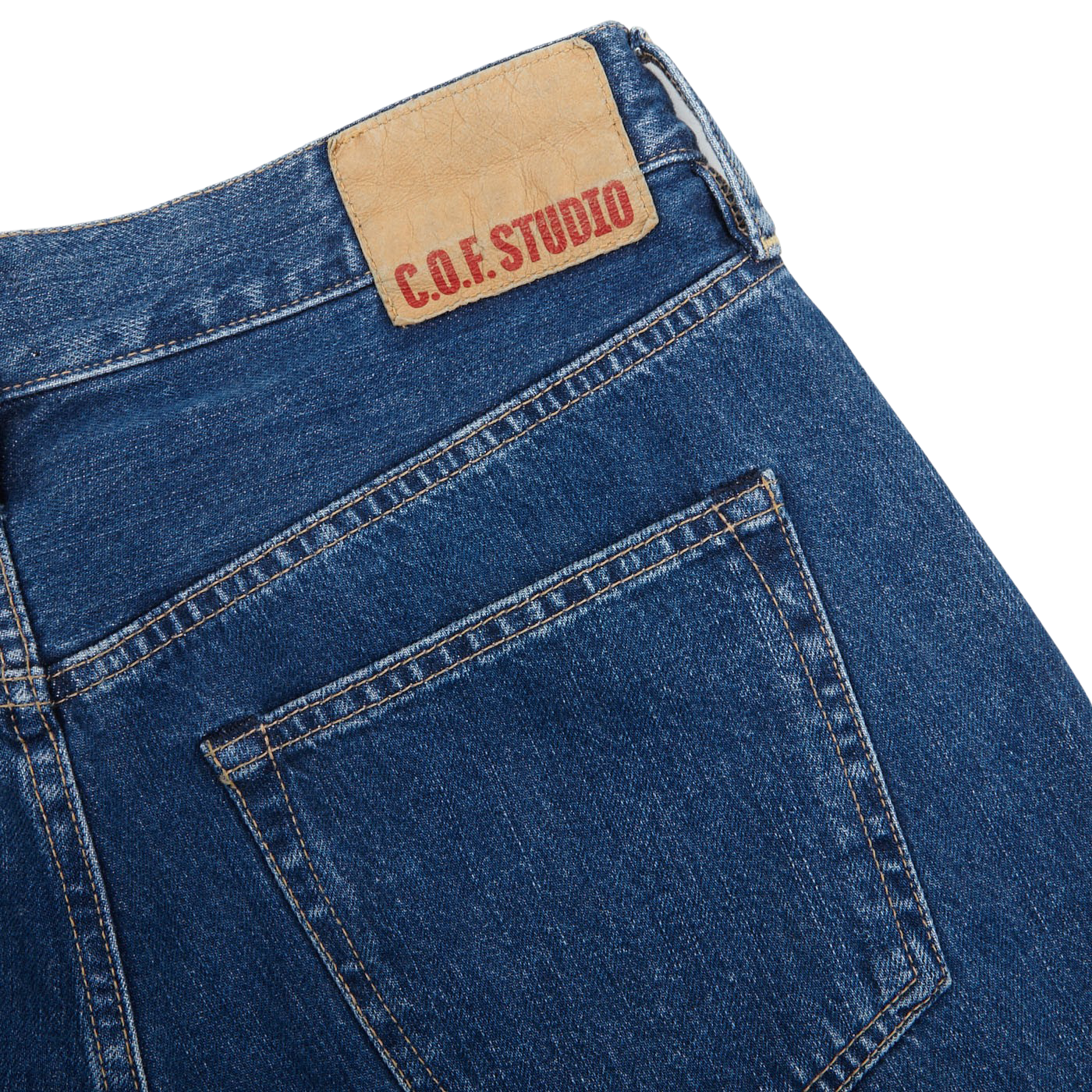 COF Studio Blue Organic Kurioki Cotton M5 6x Jeans Pocket