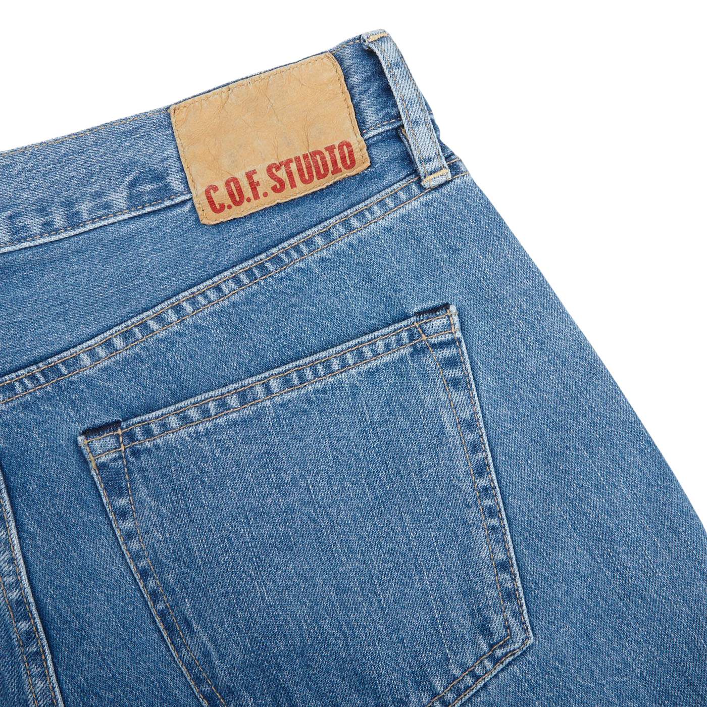COF Studio Blue Organic Kurioki Cotton M7 9x Jeans Pocket