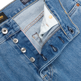 COF Studio Blue Organic Kurioki Cotton M7 9x Jeans Zipper