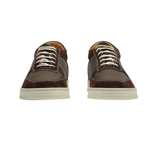 CQP Chocolate Brown Suede Leather Cingo Sneakers Front