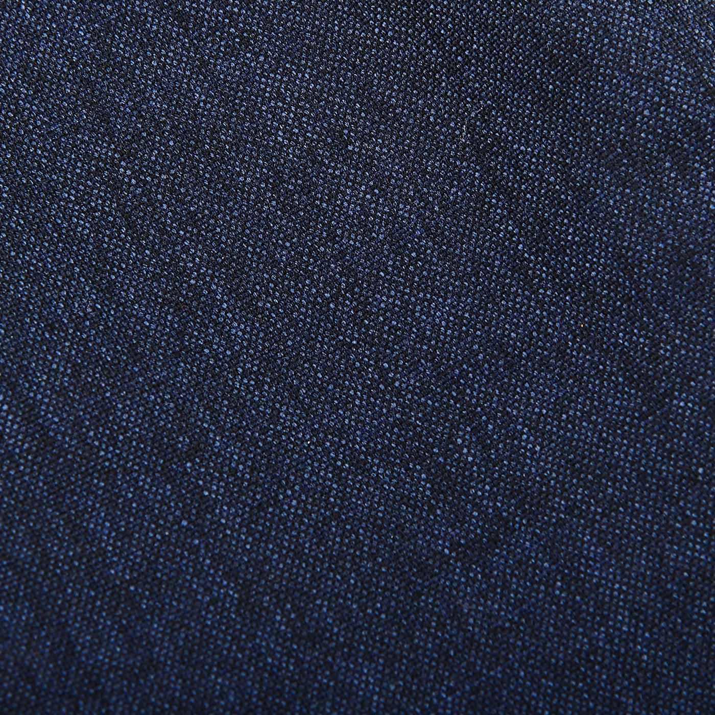 Canali Blue Melange Washable Wool Trousers Fabric