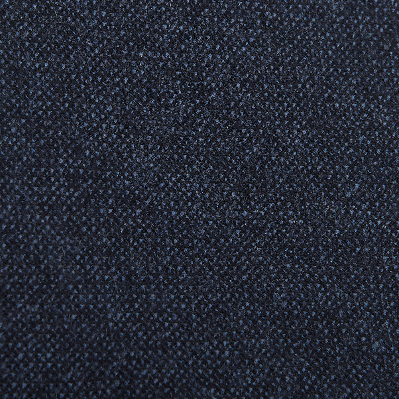 Canali Blue Melange Wool Fur Collar Blouson Fabric