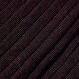 A close up image of a purple knit fabric suitable for Canali Egyptian cotton socks.