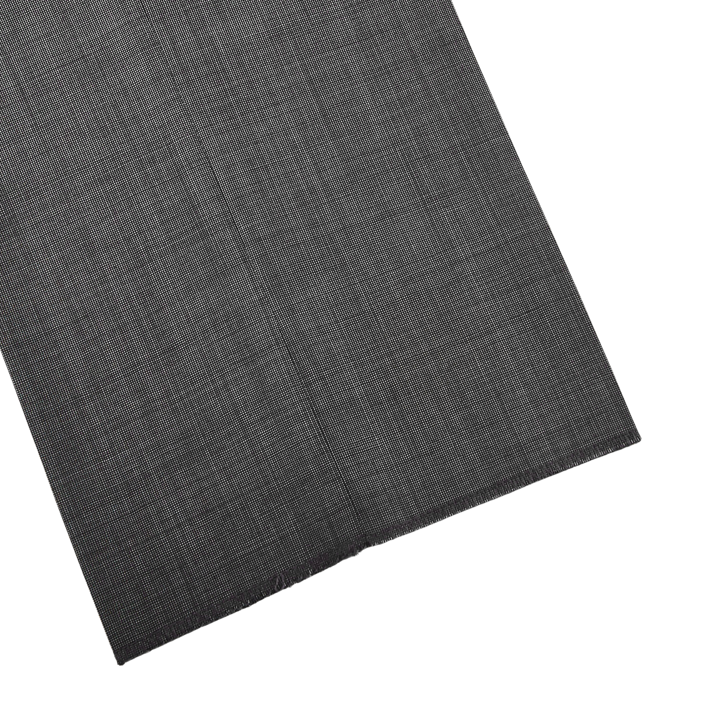 Canali Grey Melange Travel Wool Single Pleat Trousers Cuff