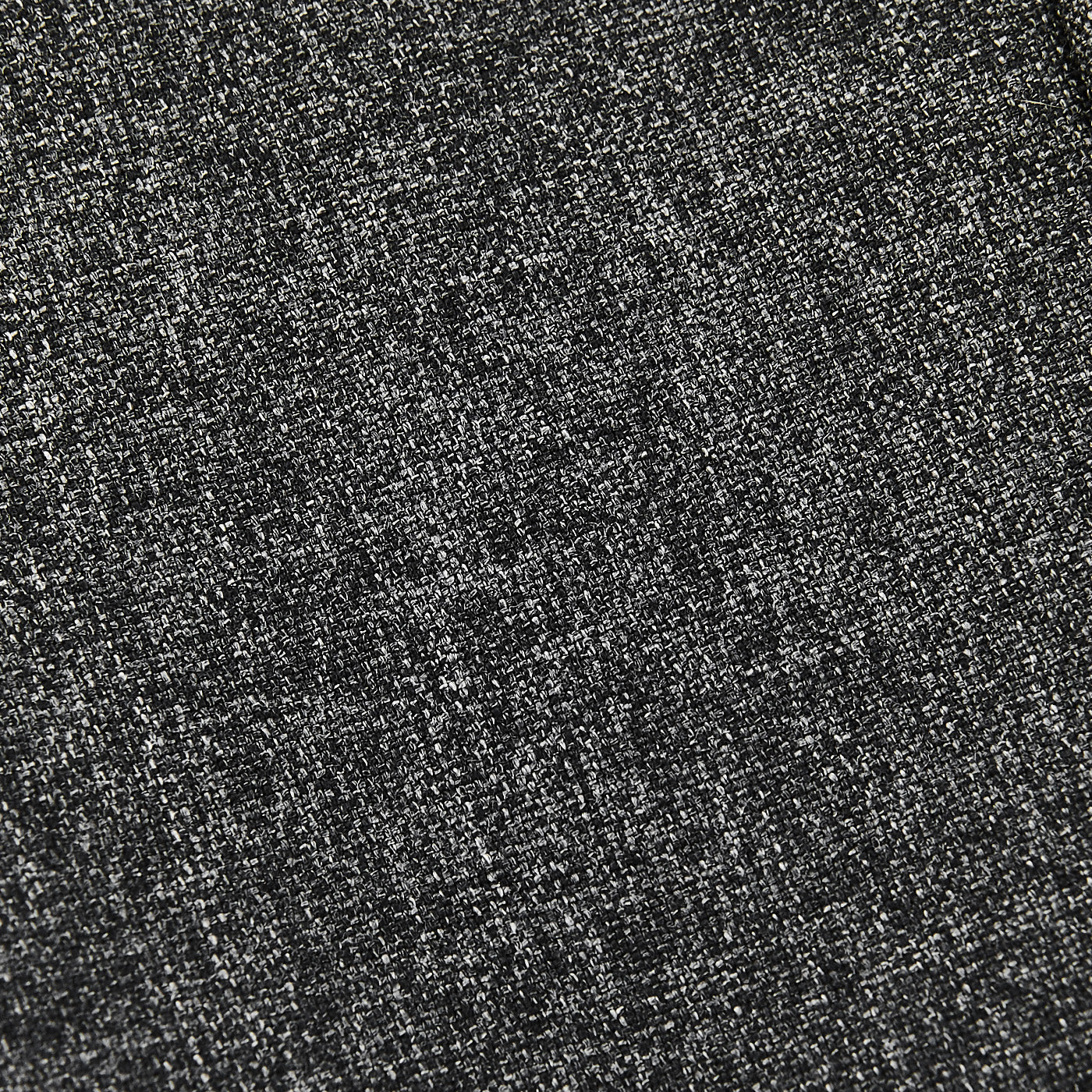 Canali Grey Melange Washable Wool Trousers Fabric