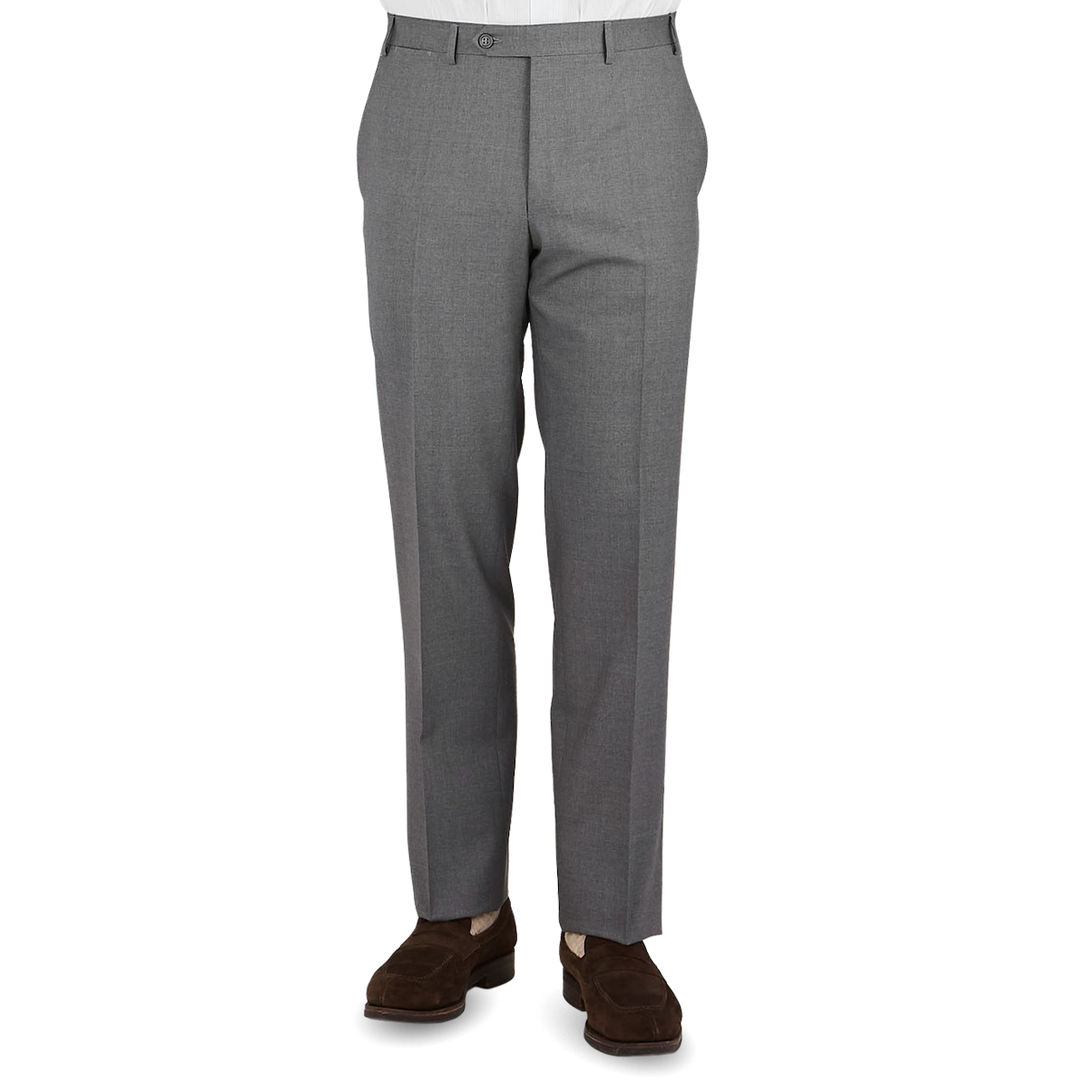 Spring Gray Sweatpants Men's Casual Pleated Solid Suit Pants Zipper Pocket  Ankle-Length Trousers - Walmart.com