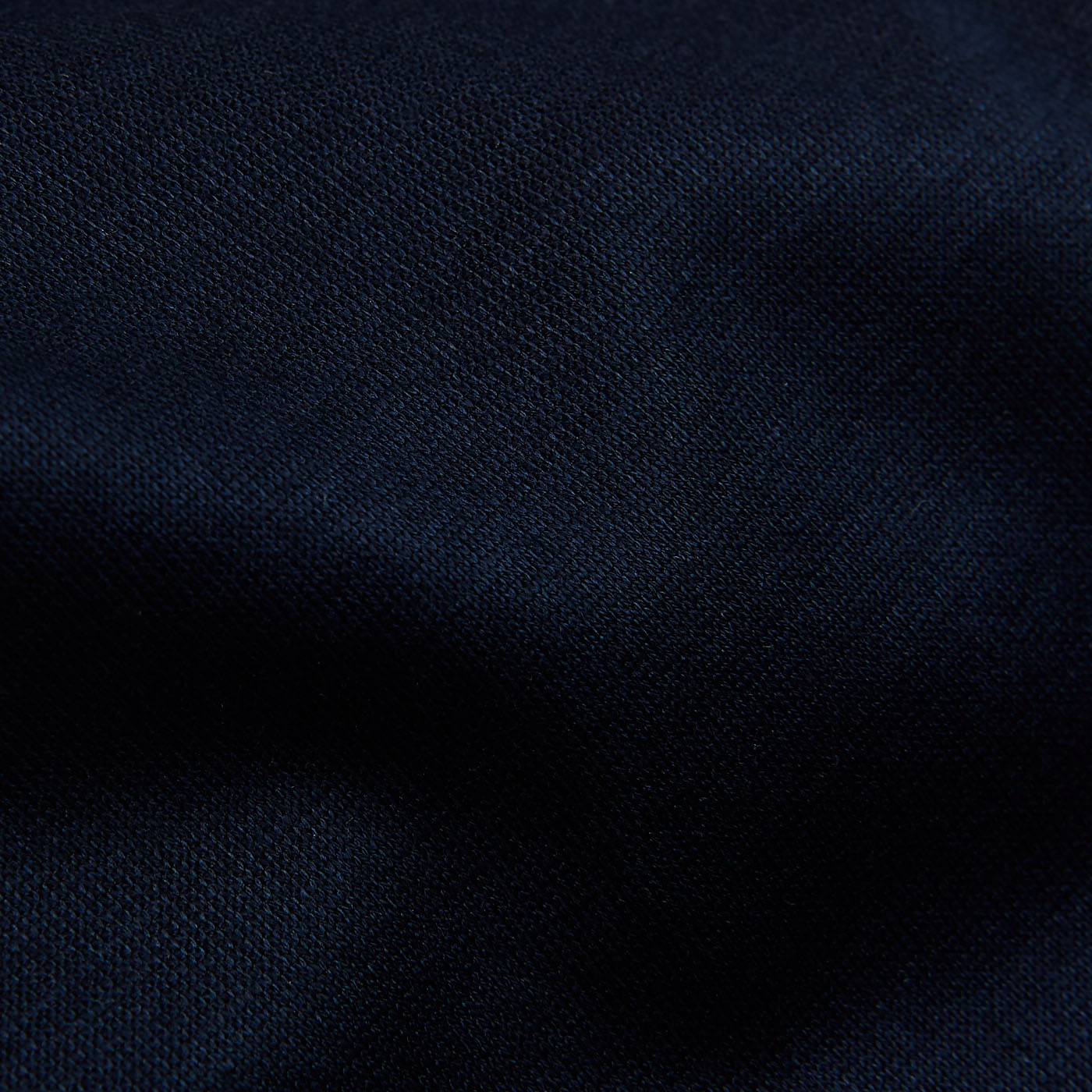 Canali Navy Cotton Jersey Casual Shirt Fabric