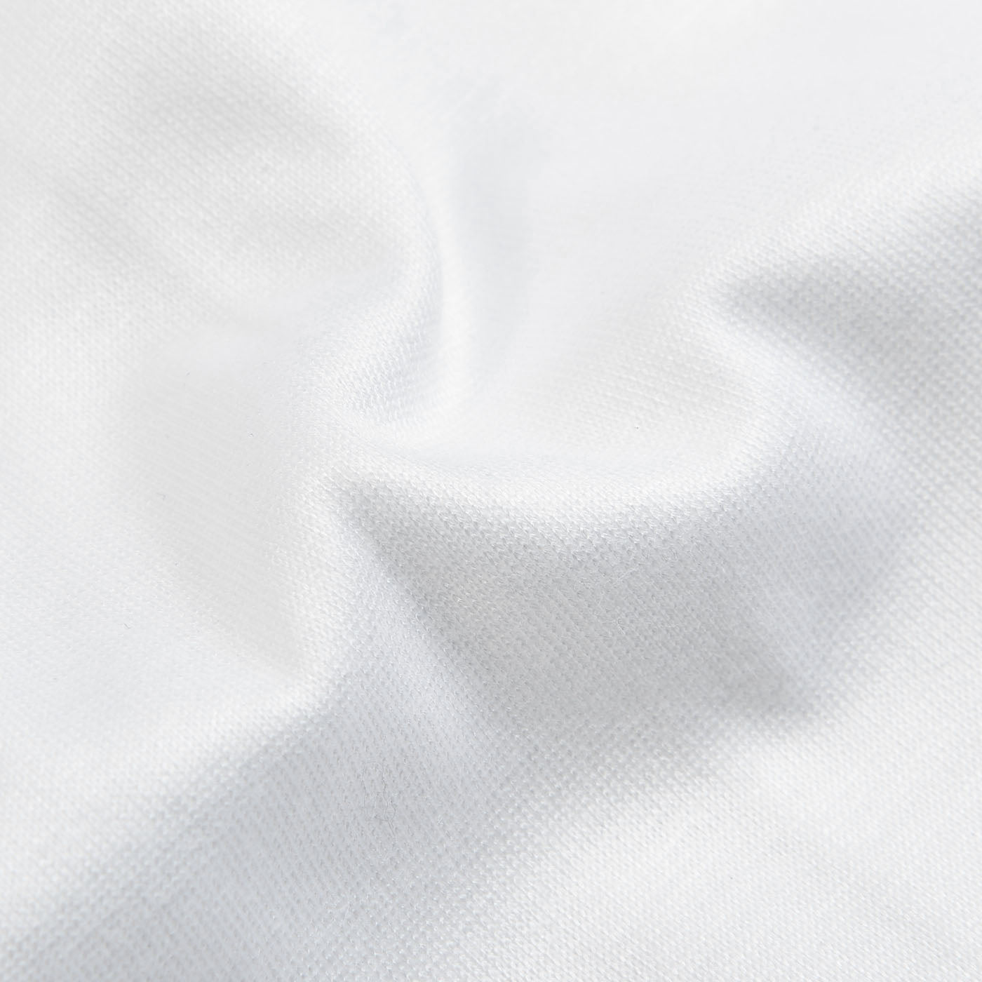 Canali White Cotton Jersey Casual Shirt Fabric