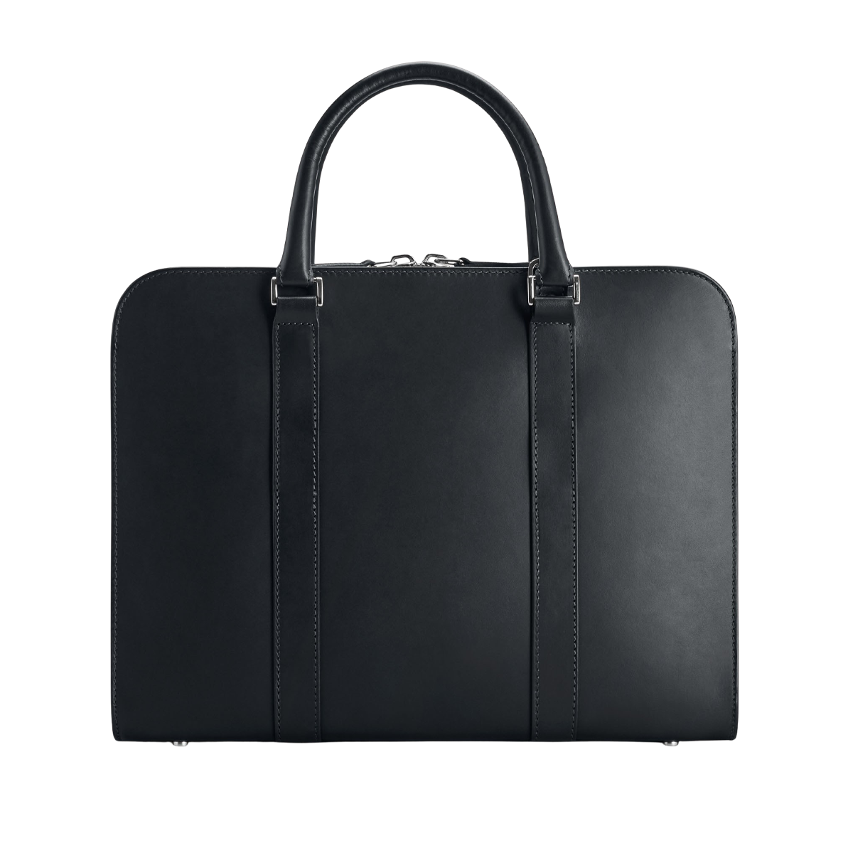 Carl Friedrik Black Vachetta Leather Pailissy Briefcase Feature