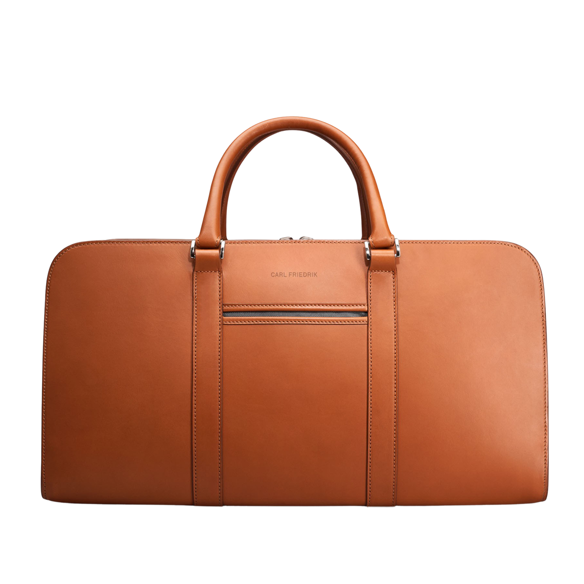Carl Friedrik | Cognac Vachetta Leather Pailissy Weekend Bag – Baltzar