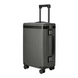 Carl Friedrik Polycarbonate Black Leather Carry-on Pro Feature