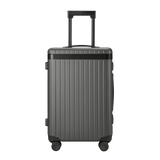 Carl Friedrik Polycarbonate Black Leather Carry-on Pro Front