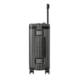 Carl Friedrik Polycarbonate Black Leather Carry-on Pro Side