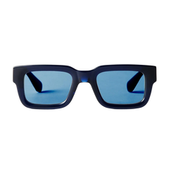 Chimi Eyewear Dark Blue The Colton Gstaad Guy Sunglasses Front