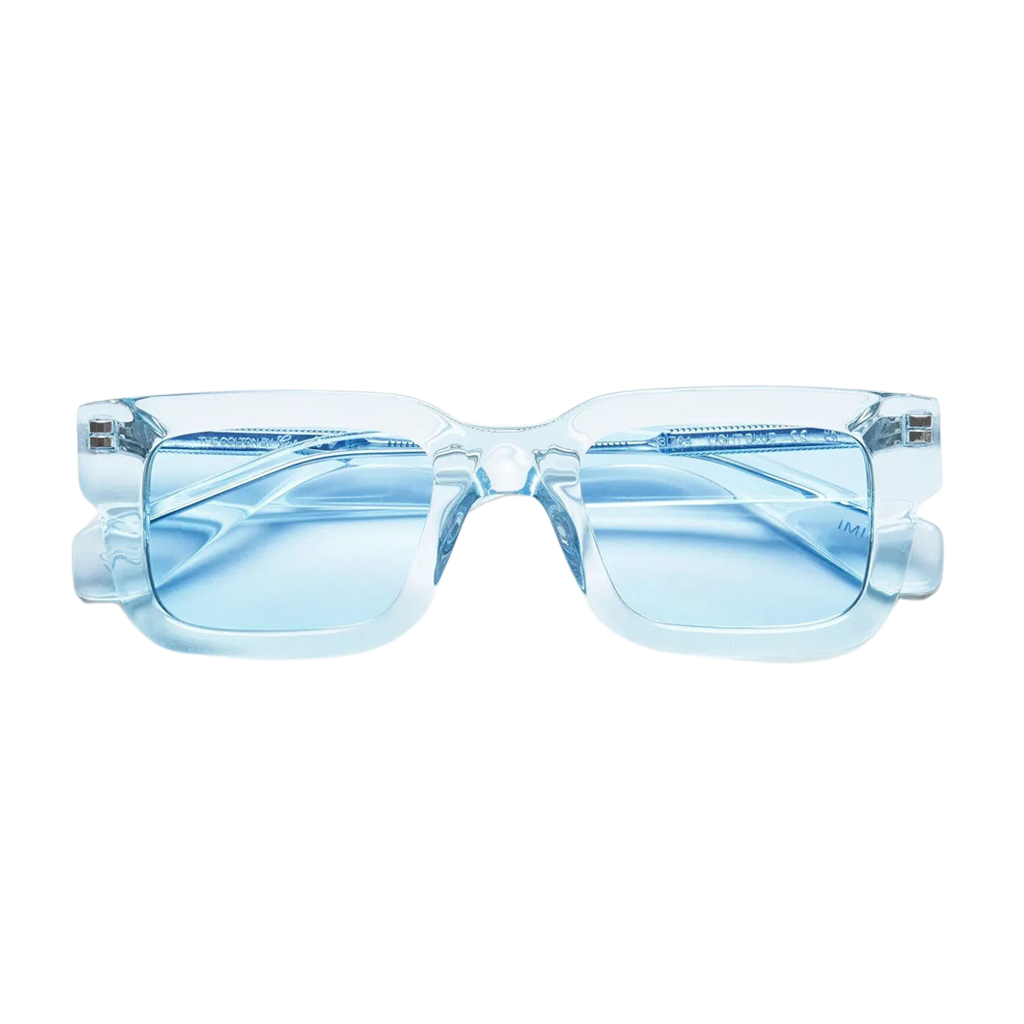 Chimi Eyewear Light Blue The Colton Gstaad Guy Sunglasses Feature