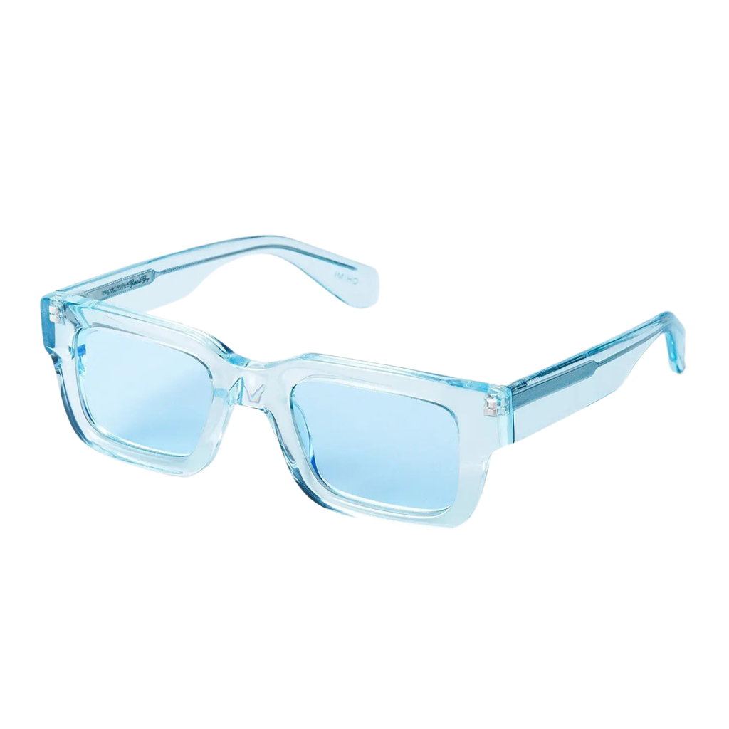 Chimi Eyewear Light Blue The Colton Gstaad Guy Sunglasses Side