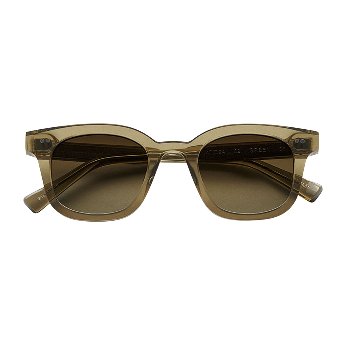 Chimi Eyewear Model 02 Green Gradient Lenses Sunglasses 47mm Feature