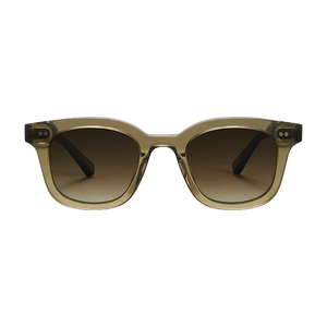 Chimi Eyewear Model 02 Green Gradient Lenses Sunglasses 47mm Front