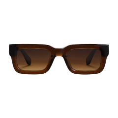 A pair of Model 05 Brown Gradient Lenses Sunglasses 48mm by Chimi with gradient lenses on a white background.