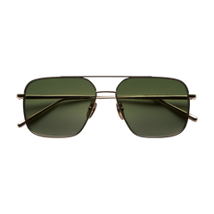 Chimi Eyewear Steel Aviator Green Lenses Sunglasses 56mm Feature