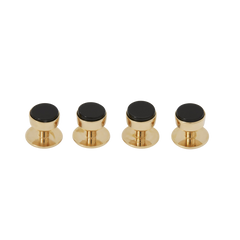 Codis Maya Gold Plated Onyx Bow Stud Set Feature