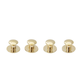 Codis Maya Solid Brass Gold Plated Bow Stud Set Feature