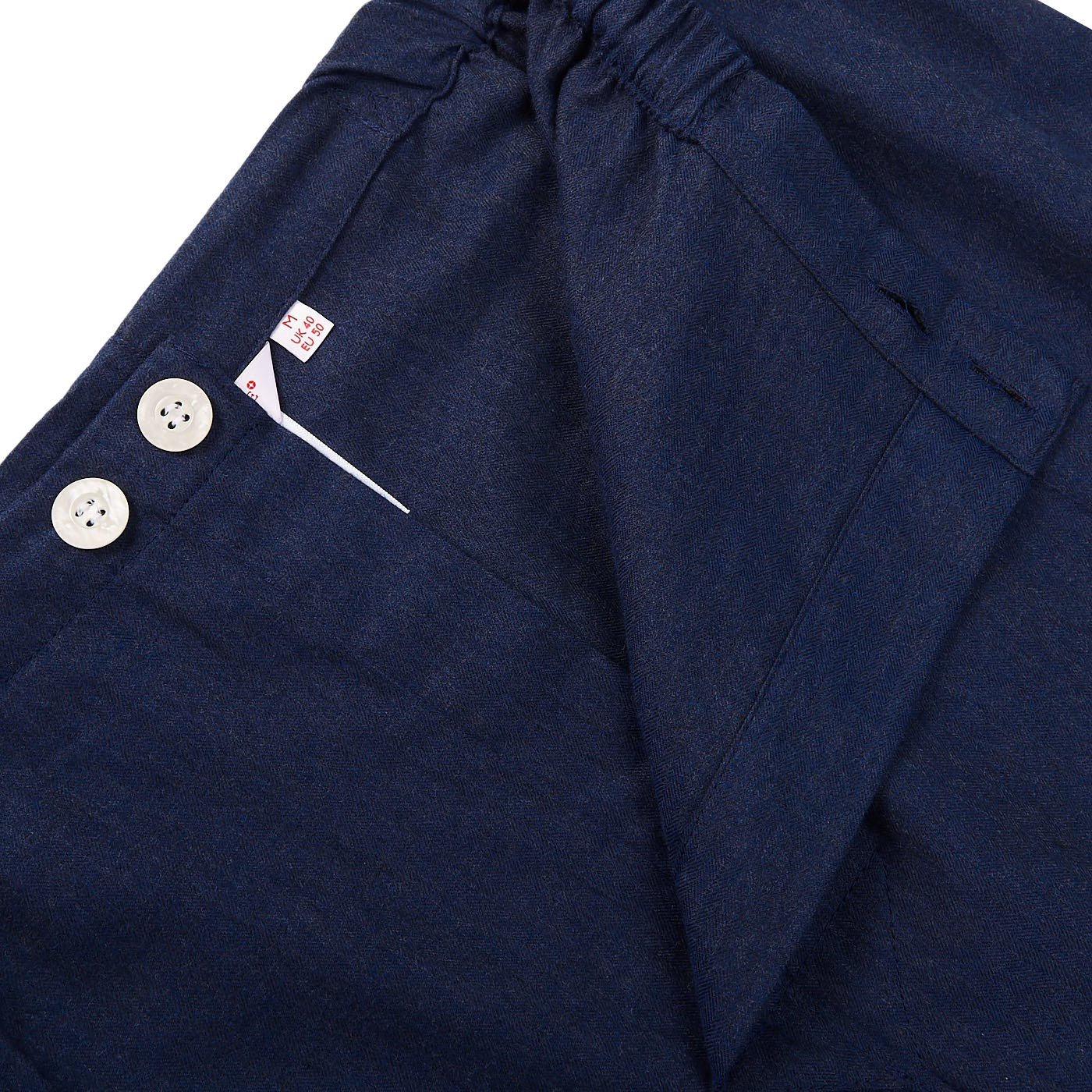 Derek Rose Blue Piped Cotton Classic Fit Pyjamas Zipper