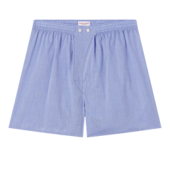 Derek Rose Light Blue Cotton Classic Fit Boxers Feature