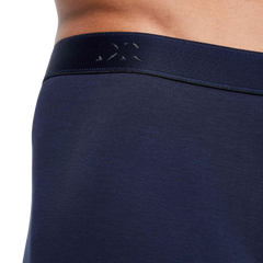 Derek Rose Navy Pima Cotton Stretch Boxer Briefs Detail