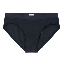 Derek Rose Navy Pima Cotton Stretch Mid Briefs Feature